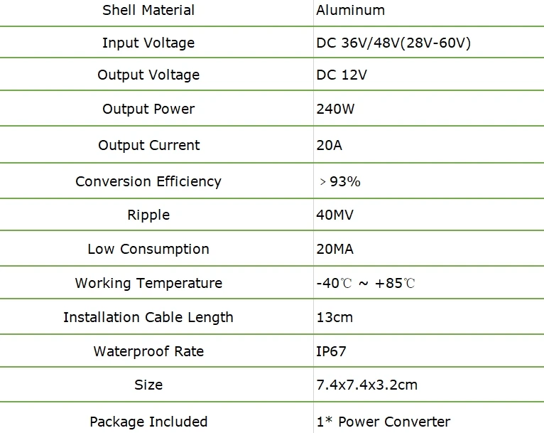 XINWEI DC36V/48 V к DC12V 20A 240W понижающий преобразователь стабилизаторы напряжения Стабилизаторы Электростатическая сумка алюминиевая для динамика