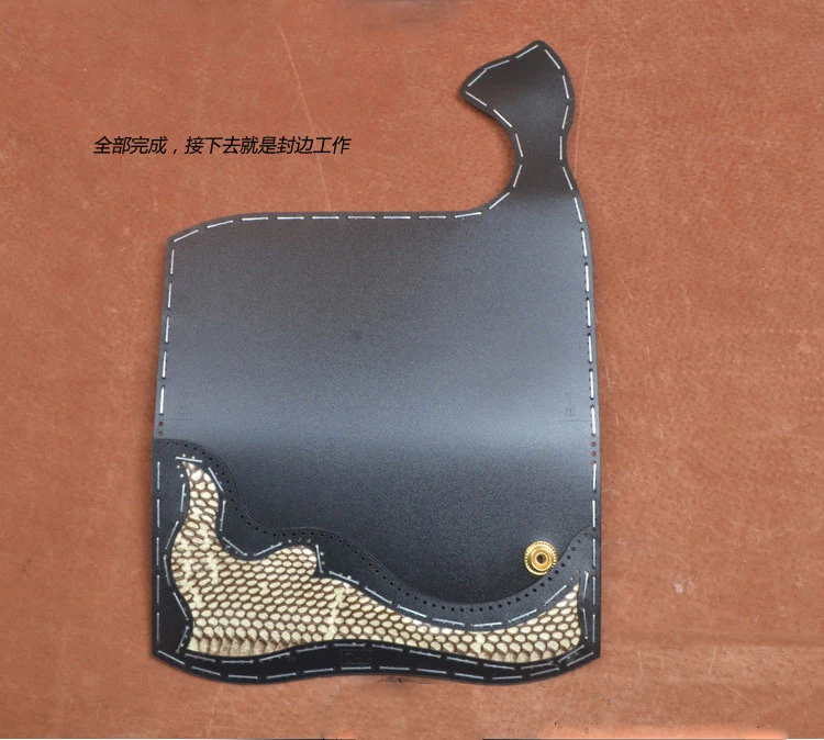 DIY Animal Skin Patch Wallet Sewing PVC Template leather sewing kit,leather craft template,sewing template