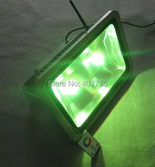 

free shipping to Europe IP65 waterproof RF wireless control rgb200w led flood light control range 100m 4pcs/Lot for mansions