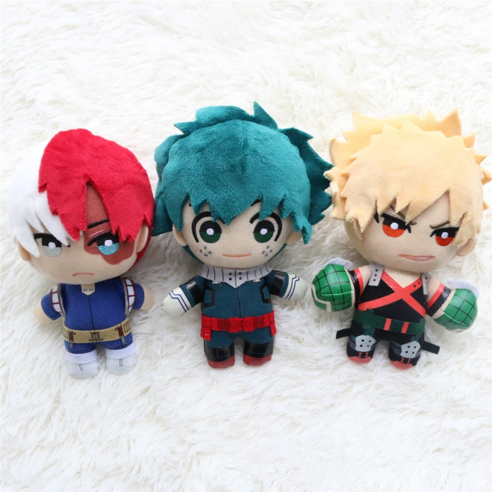 My hero Academy Boku no hero Academy Todoroki Shouto Katsuki Bakugo Midoriya Izuku плюшевая анимэ кукла игрушка подарок