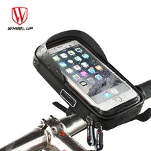 Wheel UP bike bicycle phone bag rain-proof TPU touch screen holder for cell phone bicycle handlebar bags vtt frame pouch bag 201
