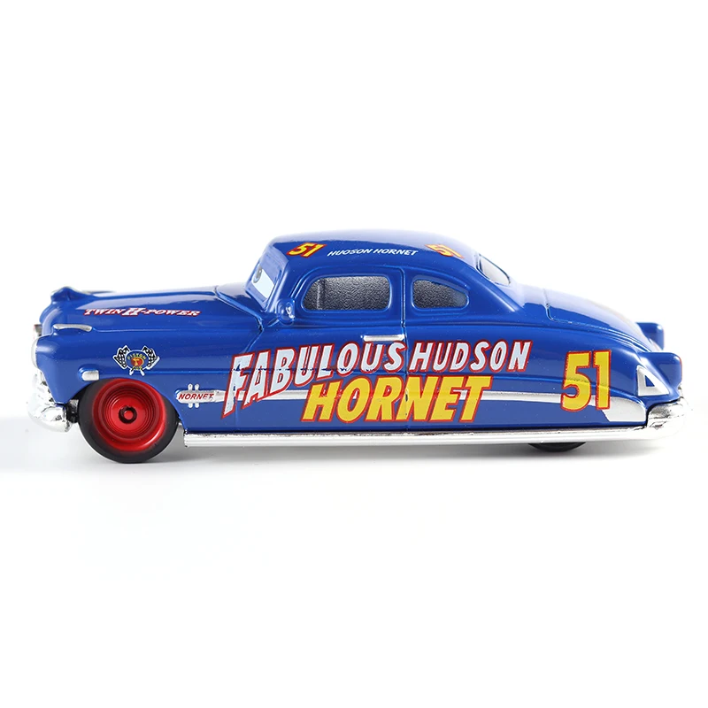 Cars 3 Disney Pixar Cars Fabulous Hudson Hornet Metal Diecast Toy Car 1:55 Lightning McQueen Children's Gift Free Shipping