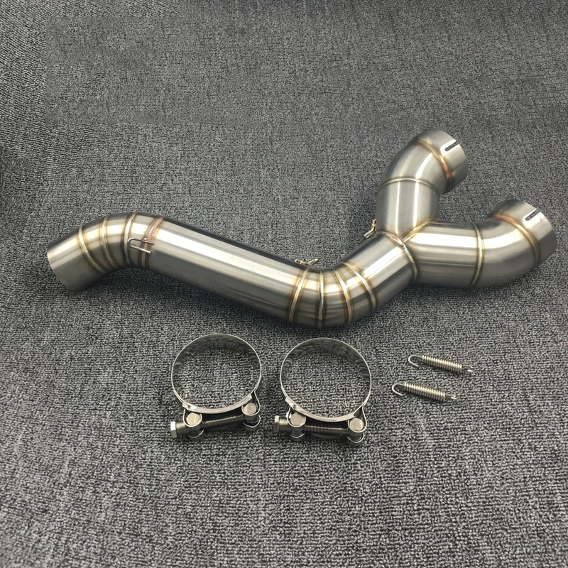 For BMW S1000RR S1000 RR S 1000 RR 2010 2011 2012 2013 2014 Motorcycle Modified Exhaust Middle Pipe Muffler Stainless Stee (3)