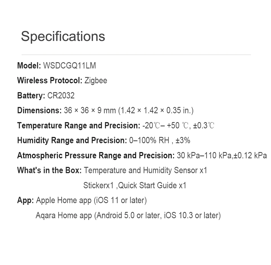 Aqara умный датчик температуры и влажности воздуха с помощью приложения Mihome Zigbee