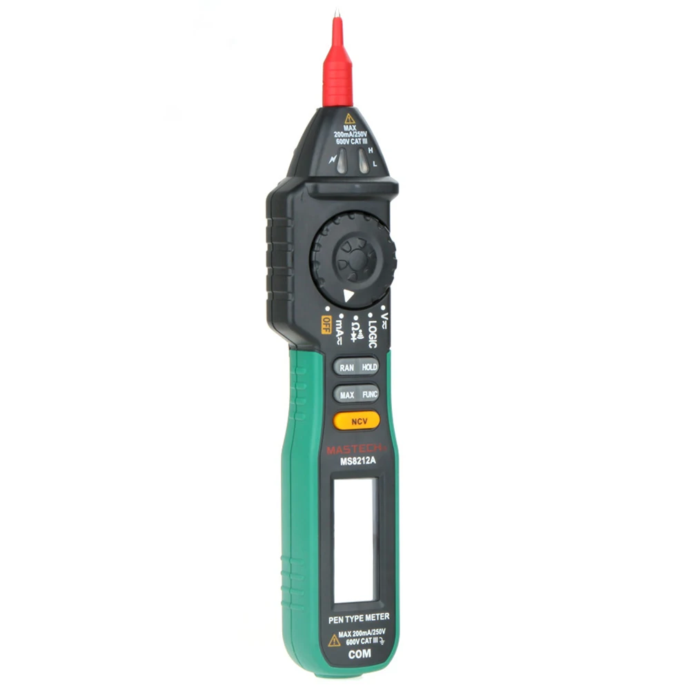 Цифровой Мультиметр Mastech MS8212A тип ручки мультиметр постоянный ток тестер