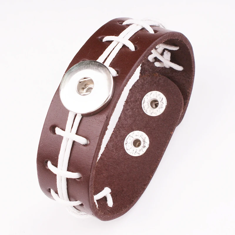 Футбол, Баскетбол, Спорт 18 мм кнопки ювелирные изделия браслет для детей мальчиков NY169 - Окраска металла: 18mm football