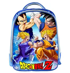 Аниме Dragon Ball детский сад рюкзак Супер Саян Вегета Сын Gokou детей Школьные ранцы Обувь для мальчиков рюкзак детский подарок сумку