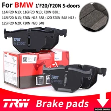 4 peças/set TRW Dianteira/Traseira Do Carro Pastilhas de Freio Para BMW 1’F20/F20N 5-portas F20 114i 116i f20-F20N 118iF20-F20N 120iF20N 125i F20 F20N
