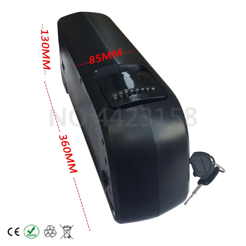 Perfect Free Customs Tax 750W 1000W Powerful 48V 14AH Lithium Battery Pack for 48 Volt Electric Bike use SAMSUNG/SANYO 3500MAH cells 3