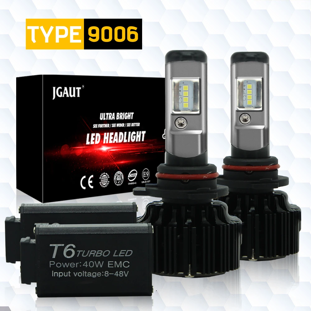Modifygt T6 свет 60 W 8000lm H4 LED H7 led H11 9005 9006 H3 HB3 HB4 лампа фары 6500 K plug and play 12 V автомобильные аксессуары
