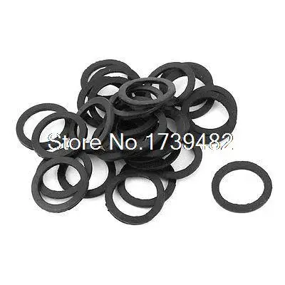 

30PCS 20x15mm Flat 0 Rings Seal Rubber Washers Black for PG9 Cable Gland