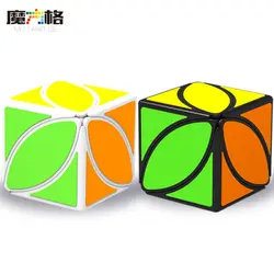 QiYi кленовый лист магический куб обучающая игрушка 57 мм Cubo magico гладкая странная форма Нео Куб красочная наклейка Головоломка Куб