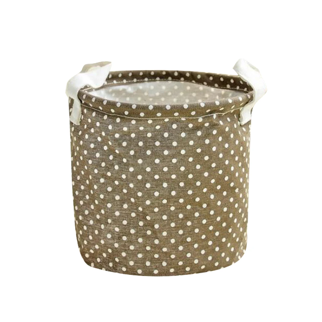 Clothing Storage Bucket Laundry Basket Holder Bag Household Toy Organizer