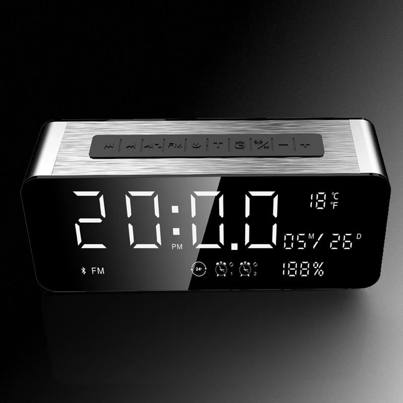 12W A10 большой светодиодный экран 5000mAh беспроводной Bluetooth динамик с fm радио