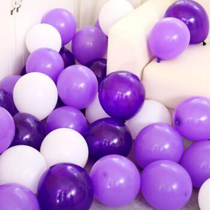 

10Pcs 10inch Rainbow Colors Latex Balloons Colorful Air Balloons Inflatable Ball For Birthday Wedding Party Balloon Supplies
