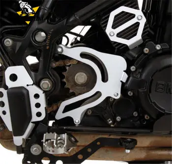 

Aluminum Front Sprocket Cover Guard Panel Left Engine Chain Cover Protection For BMW F800GS F700GS F650GS ADV F 800GS 700GS