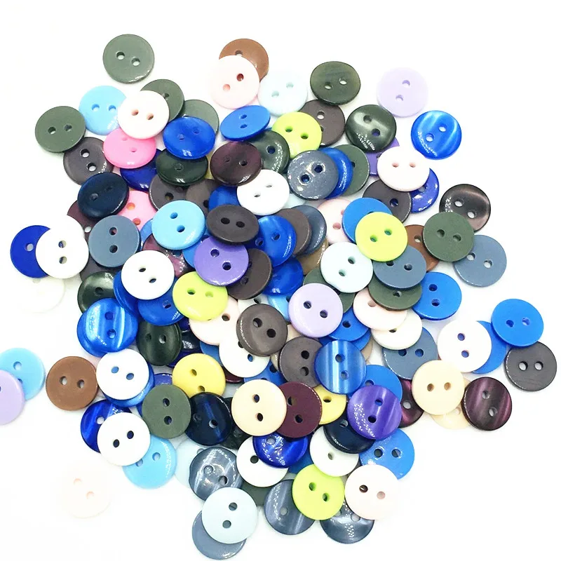 Buy 200pcs/lot 11mm mix colors sewing button Bulk