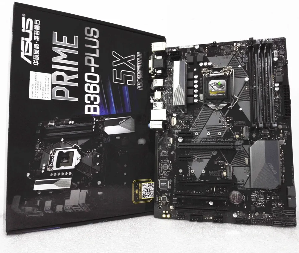 ASUS PRIME материнская плата для настольного ПК B360 LGA 1151 DDR4 USB3.1 dual M.2 atxматеринская
