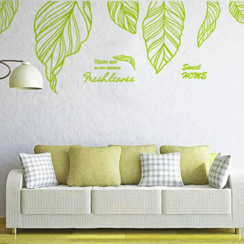 Popular Leaf Wall DecalsBuy Cheap Leaf Wall Decals lots from China