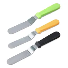 Лопатка из нержавеющей стали для крема, сглаживающая форма для выпечки торта, цветок, поцелуй, нож-скребок