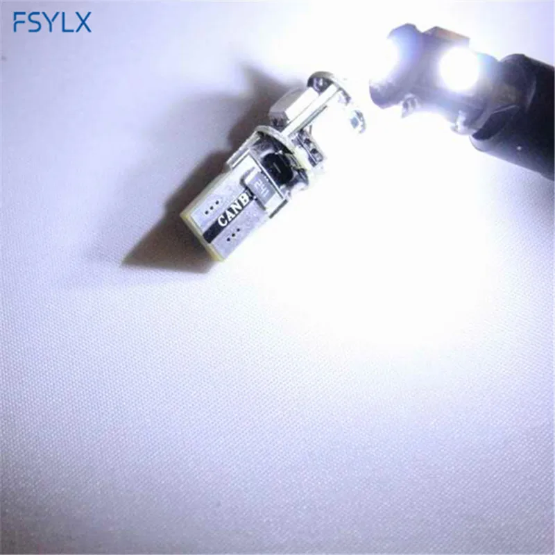5 шт. Автомобильные светодиодные лампы T10 Canbus W5W 5SMD 5050 501 168 T10|5050 canbus|car reading lightcar light |