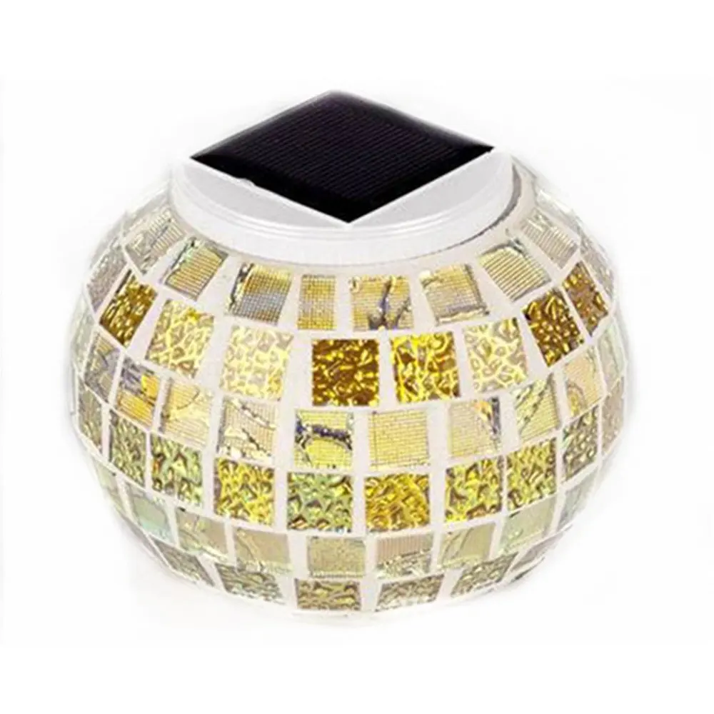 Solar Powered Mosaic Glass Ball Light 41