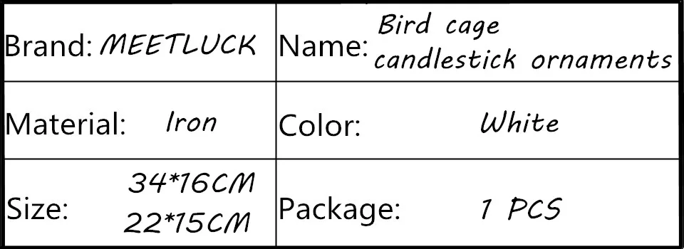 Креативные подарки, скандинавские украшения для мебели,, клетка для птиц из кованого железа, подсвечник, украшения из металла, 1 шт