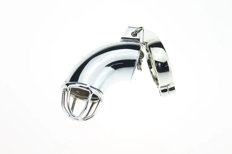 Metal male chastity device cock cage penis lock chastity belt sex toys men penis sex toys 5