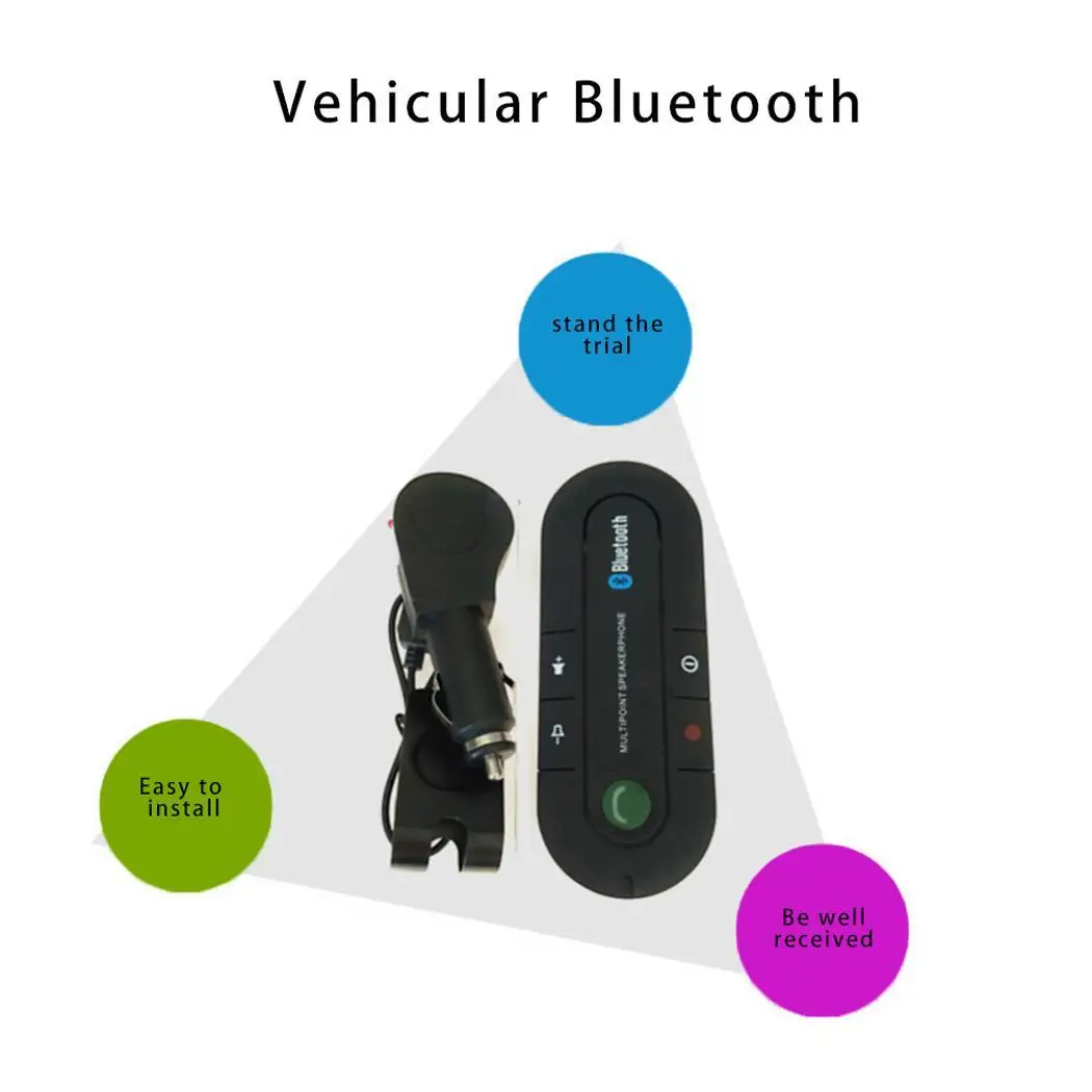 Автомобильный козырек бортовой Bluetooth громкая связь портативный автомобильный вызов громкой связи беспроводные наушники