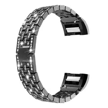 CARPRIE Роскошный Кристалл Нержавеющая сталь металлический браслет ремешок для Fitbit заряд 2 Smart Часы Dropshipping 16 июля