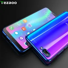 

on Huawei Honor 10 lite case yezaoo Silicone coque cover plating TPU case For huawei Honor 9 8 lite View 10 9 6X 7X phone case