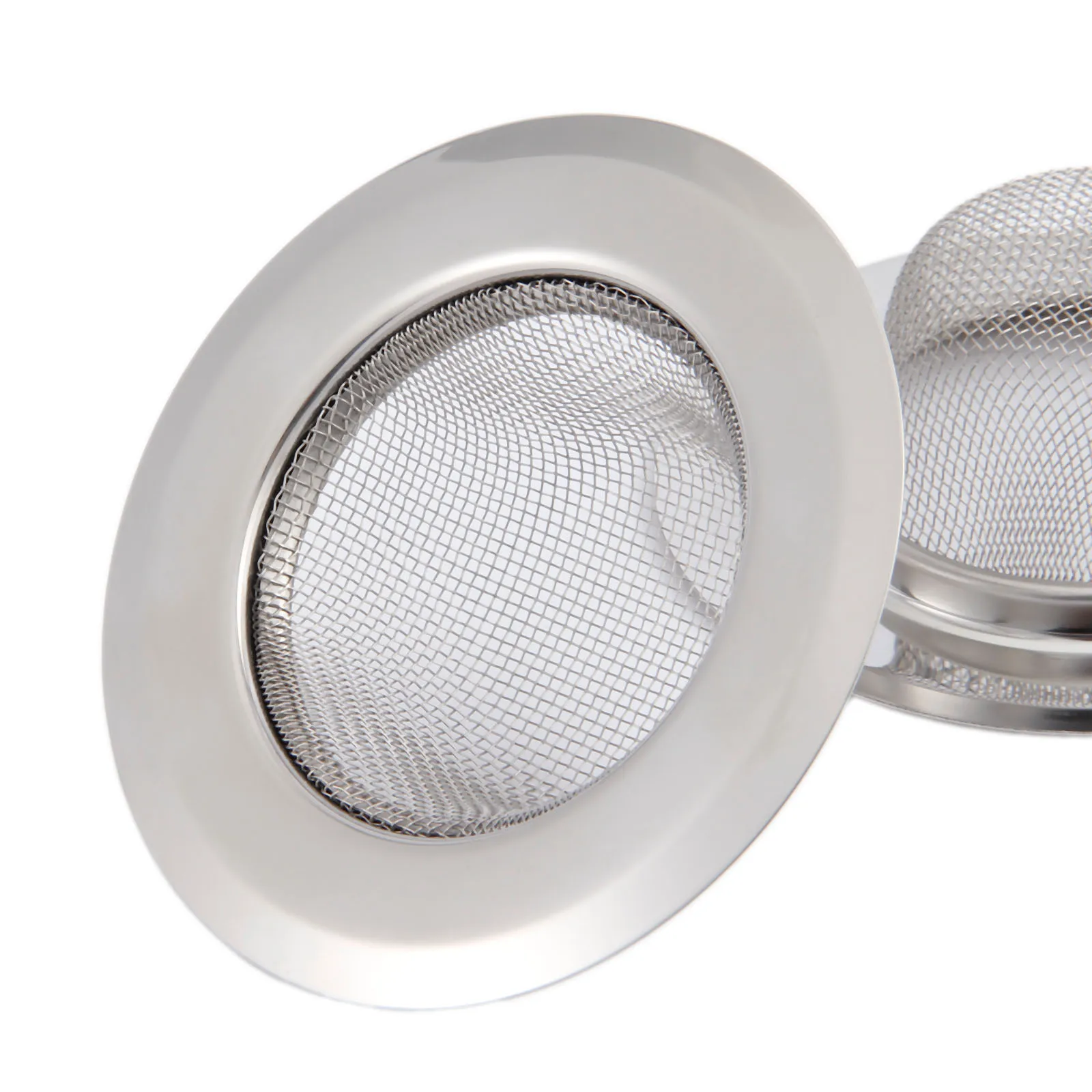 1Pc Kitchen Sink Strainer 9CM Stainless Steel Sink Drain Cover Drainer Basin Filter Mesh Sink Strainer for Bathroom Shower