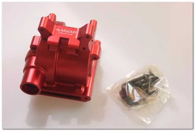 Best Offers Area Rc rear Alloy gear box Diff for LOSI 5IVE-T red and silver can choose
