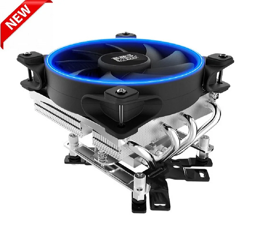 

PcCooler U-4D 4 Copper Heatpipes CPU cooler for AMD AM3 AM4 Intel 775 115X CPU radiator 120mm 4pin PWM cooling CPU fan PC quiet