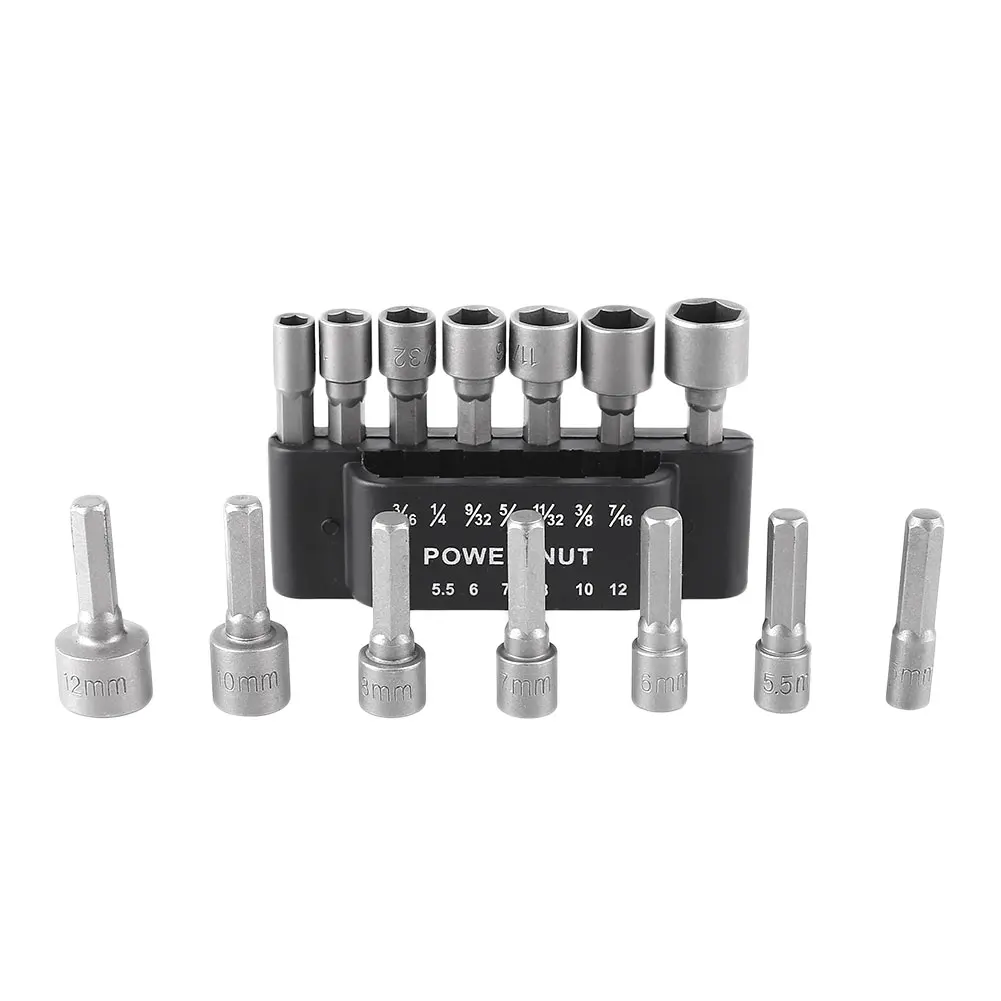 Professional 14Pcs Allen Key Strong Socket Wrench Hexagonal Handle