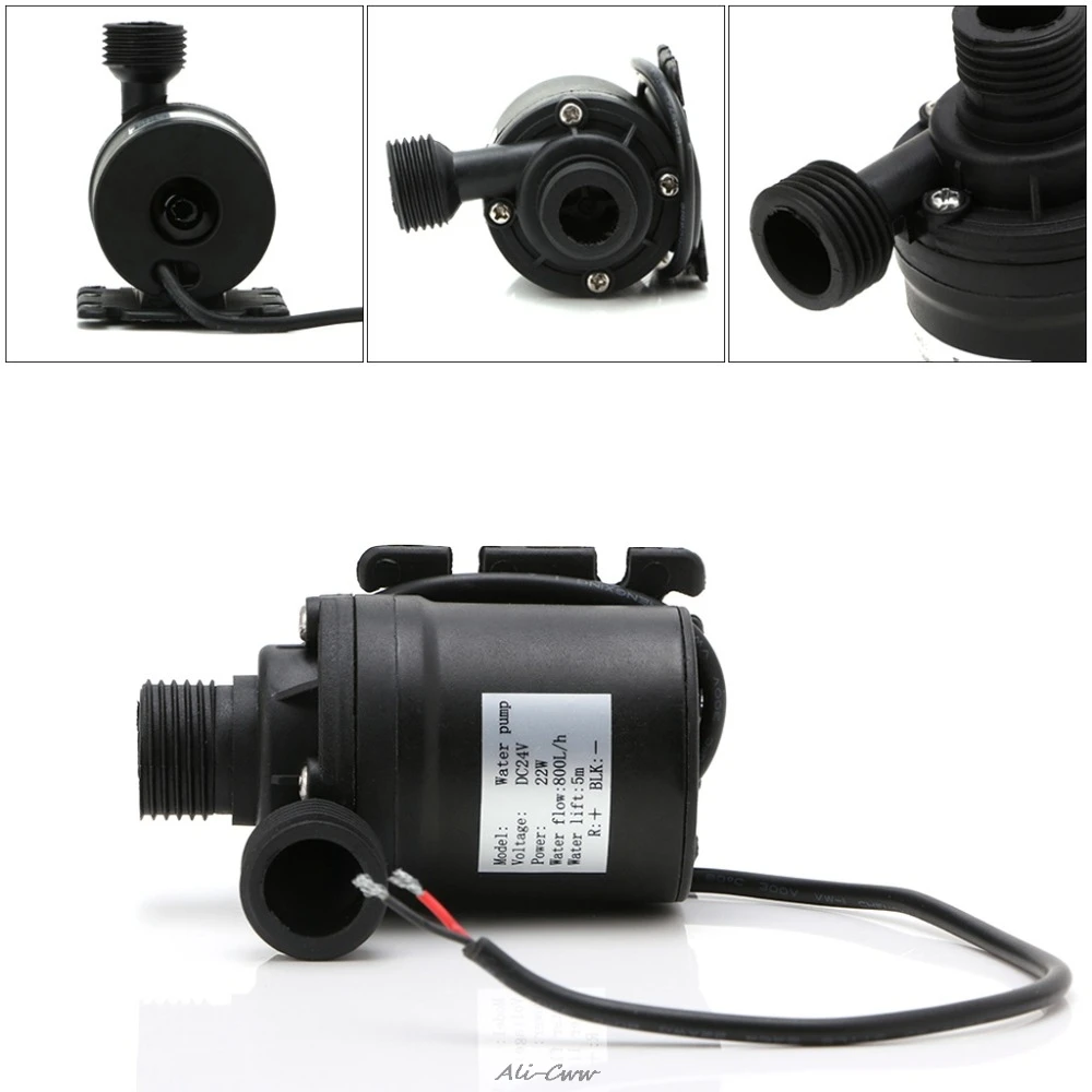 800L/H 5m DC 12V 24V Solar Brushless Motor Water Circulation Water Pump Submersibles Water Pumps