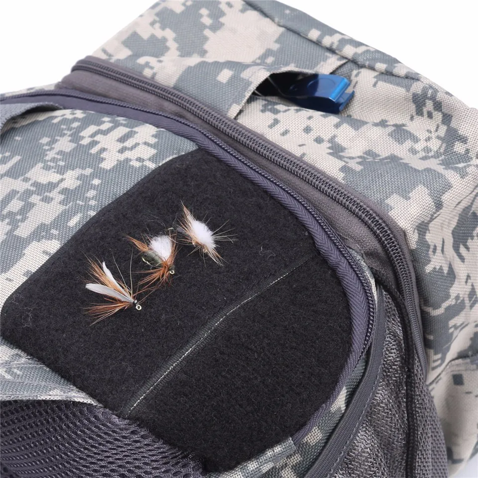 Bolsa de Pesca com Mosca Bolsa de Ombro Peito com Titular Maximumcatch Camo Peito Pacote Tippet & Nipper no 10 Bolsas de pesca