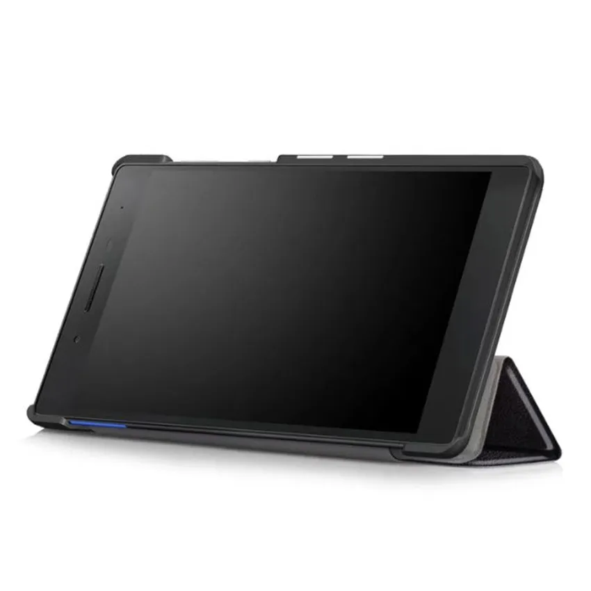 Чехол для 2017 Lenovo Tab7 Essential PU Leather smart Cases for TB 7304F/TB 7304I/tablet fundas|Чехлы планшетов и