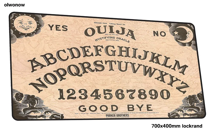 Size 700x400x2mm Ouija доска коврик для мыши 70x40 см большие коврики для мыши лучший игровой коврик для мыши геймер Высокое качество персонализированные коврики для мыши Клавиатура ПК коврик - Цвет: Size 700x400x2mm