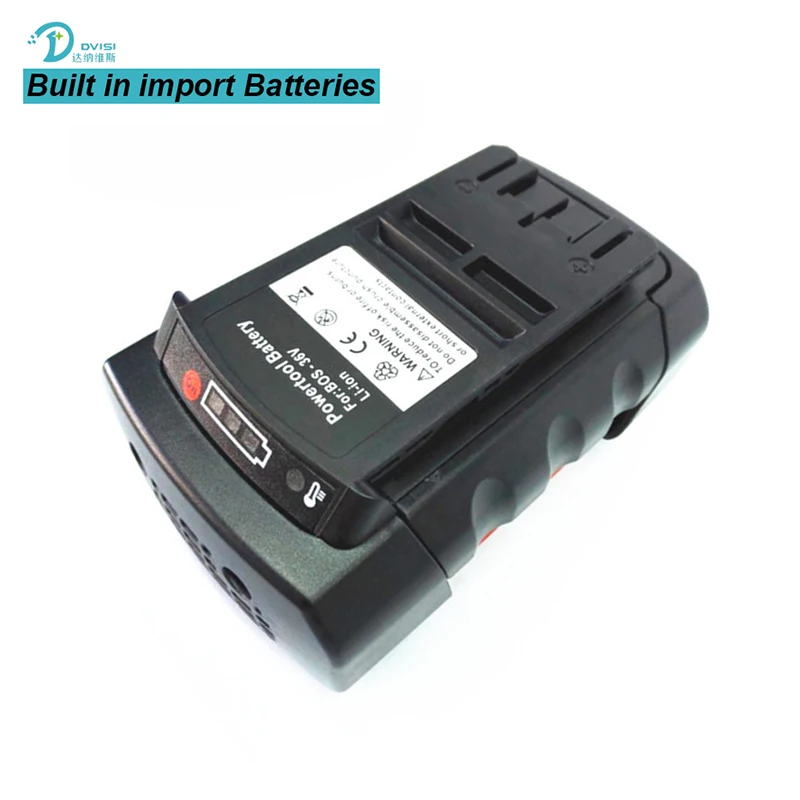 DVISI 36v 4000mAh New Rechargeable li-ion Power Tool Battery Replacement for Bosch 36V BAT810 BAT836 BAT840 D-70771 2607336108 DVISI 36v 4000mAh New Rechargeable li-ion Power Tool Battery Replacement for Bosch 36V BAT810 BAT836 BAT840 D-70771 2607336108