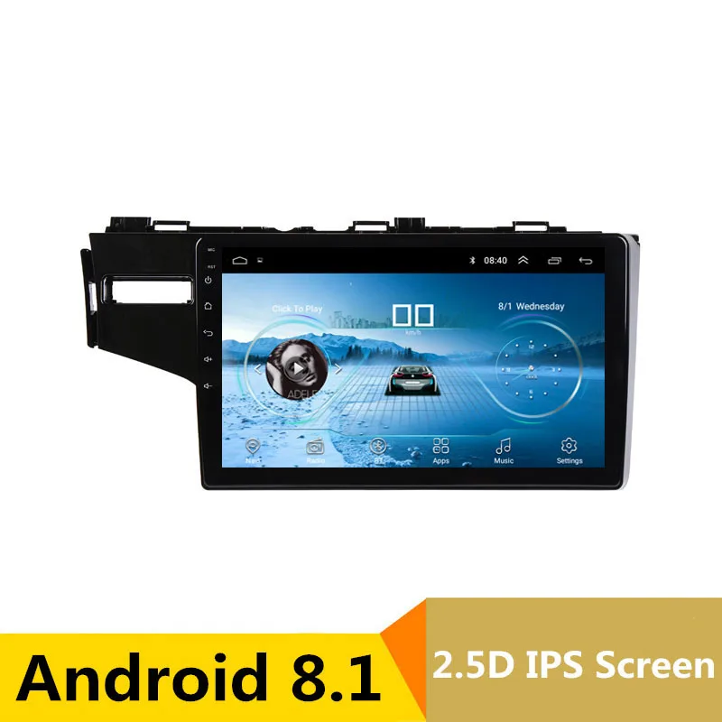 

10" 2.5D IPS Android 8.1 Car DVD Multimedia Player GPS For honda Fit jazz 2014 2015 2016 2017-18 audio radio stereo navigation