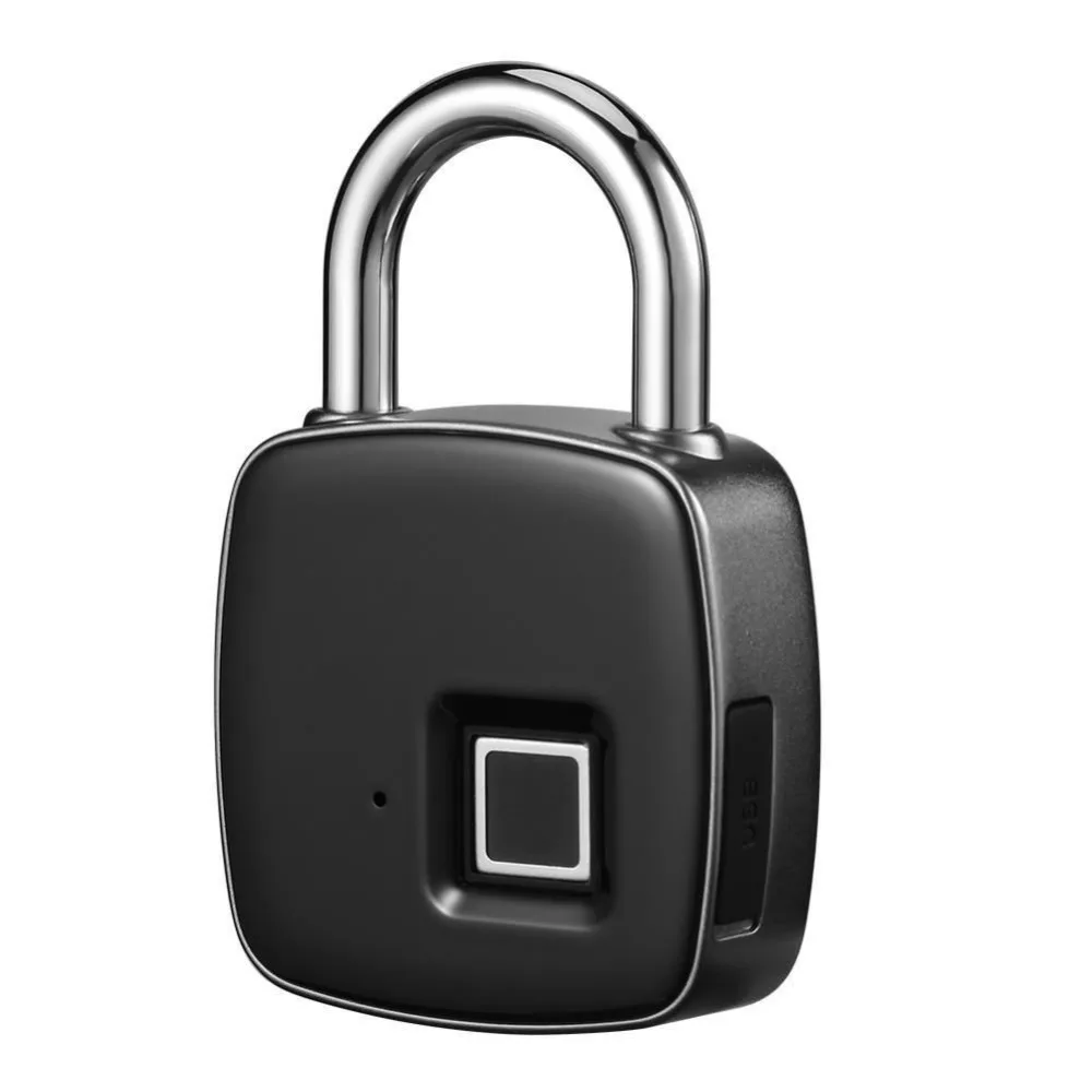 Fingerprint Lock New Style P3 Smart IP66 Waterproof Keyless Anti theft Padlock Door Lock With ...