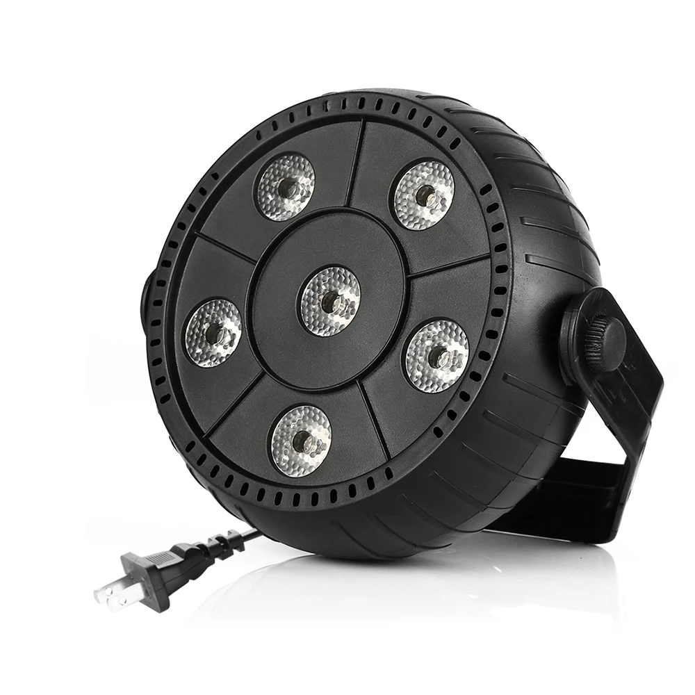 

3 In 1 Mini 9W DJ Laser Disco Ball Stage Light 6 Led RGB Effect Portable Stage Par Light Auto Sound Activation Indoor Disco Lamp
