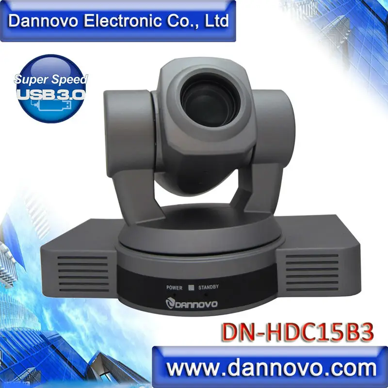 شحن مجاني DANNOVO 1080 وعاء/60 USB 3.0 فيديو المؤتمر ، كامل HD ، 20x زووم بصري ، التوصيل والتشغيل (DN-HDC15B3)