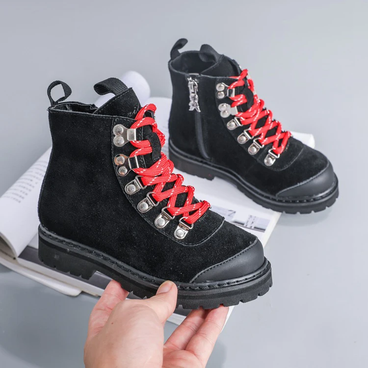 Botas de Marca de Alta Botas de Todos os Jogos Sapatos de Camurça Aadct Moda Meninas Botas Meninos Qualidade Crianças Pequenas Outono 2020 19 de Marca de Alta qualidade crianças pequenas