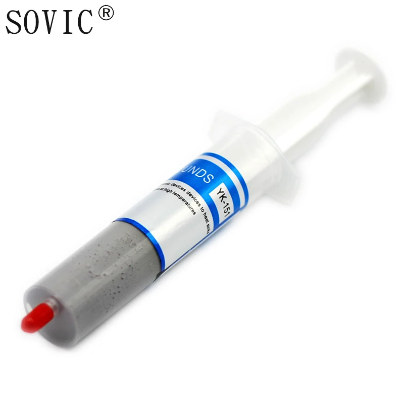 

30g silver thermal grease paste computer cpu graphics processor cooling heat silicone Fan Thermal Paste Repair tool