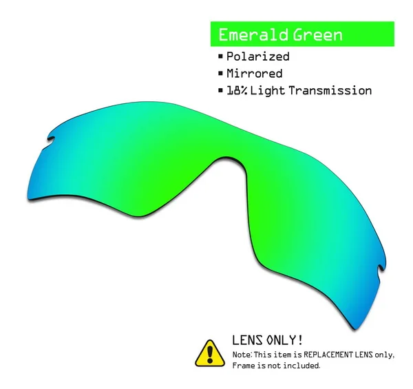 Дропшиппинг SmartVLT замена Поляризованные линзы для солнцезащитных очков Оукли Радар Путь-несколько штук упакованы - Цвет линз: Green-ShieldCoat