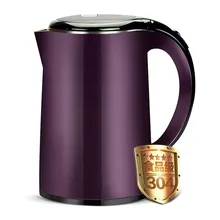 Электрический чайник 304 из нержавеющей стали, теплоизолирующая изоляция открытая Вода Автоматический источник питания