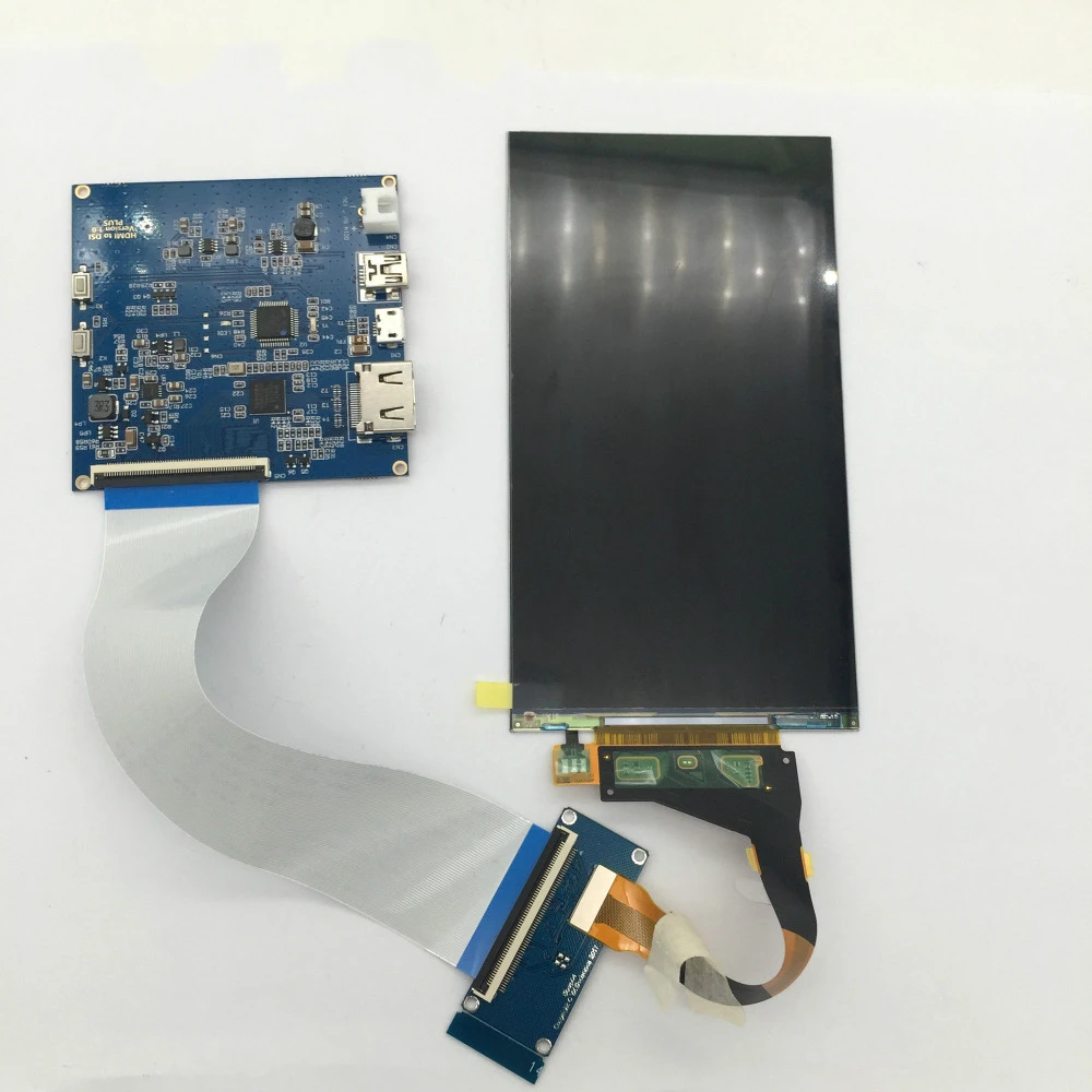 

5.5 inch 2560*1440 2K LCD Screen LS055R1SX04+ HDMI to MIPI driver controller for 3d SLA printer NanoDLP Thingiverse TOS