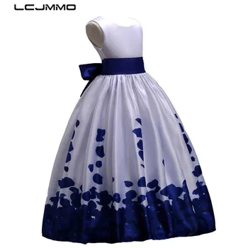 

LCJMMO 2018 New Flower Girl Dress Kids Girls Wedding Princess Party Pageant Dress Ball Gown Teenagers Girl Clothes Dress 3-12Y